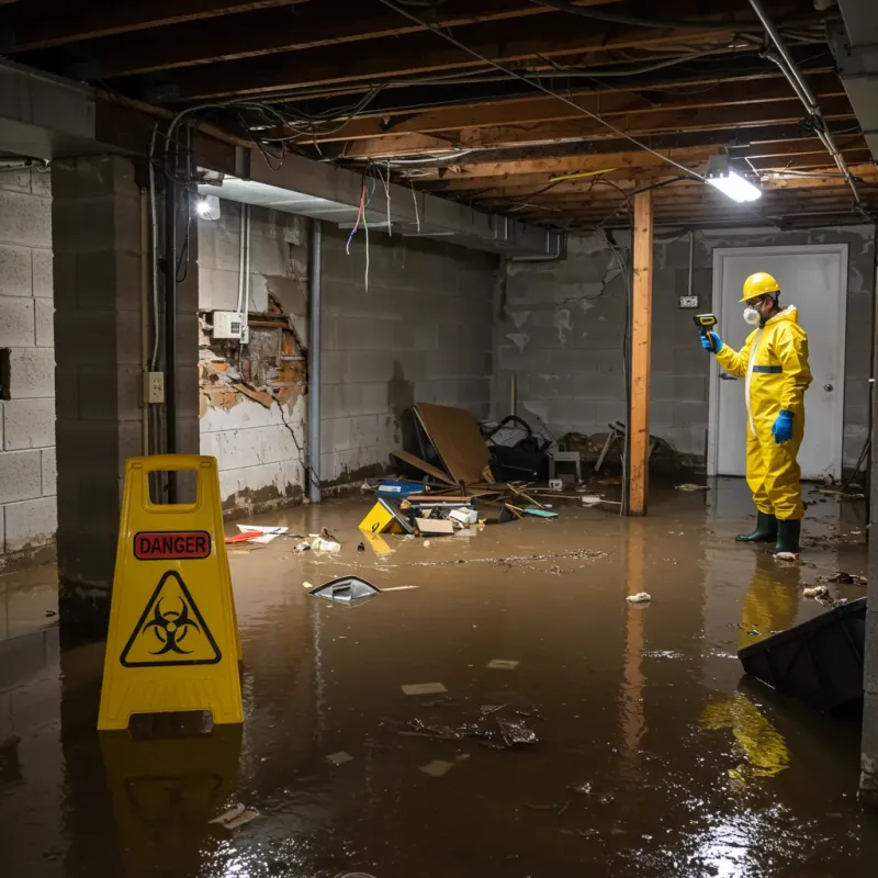 Flooded Basement Electrical Hazard in Ocean Pointe, HI Property